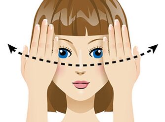 El ejercicio A través de tus dedos aliviará la fatiga visual y mejorará la visión.